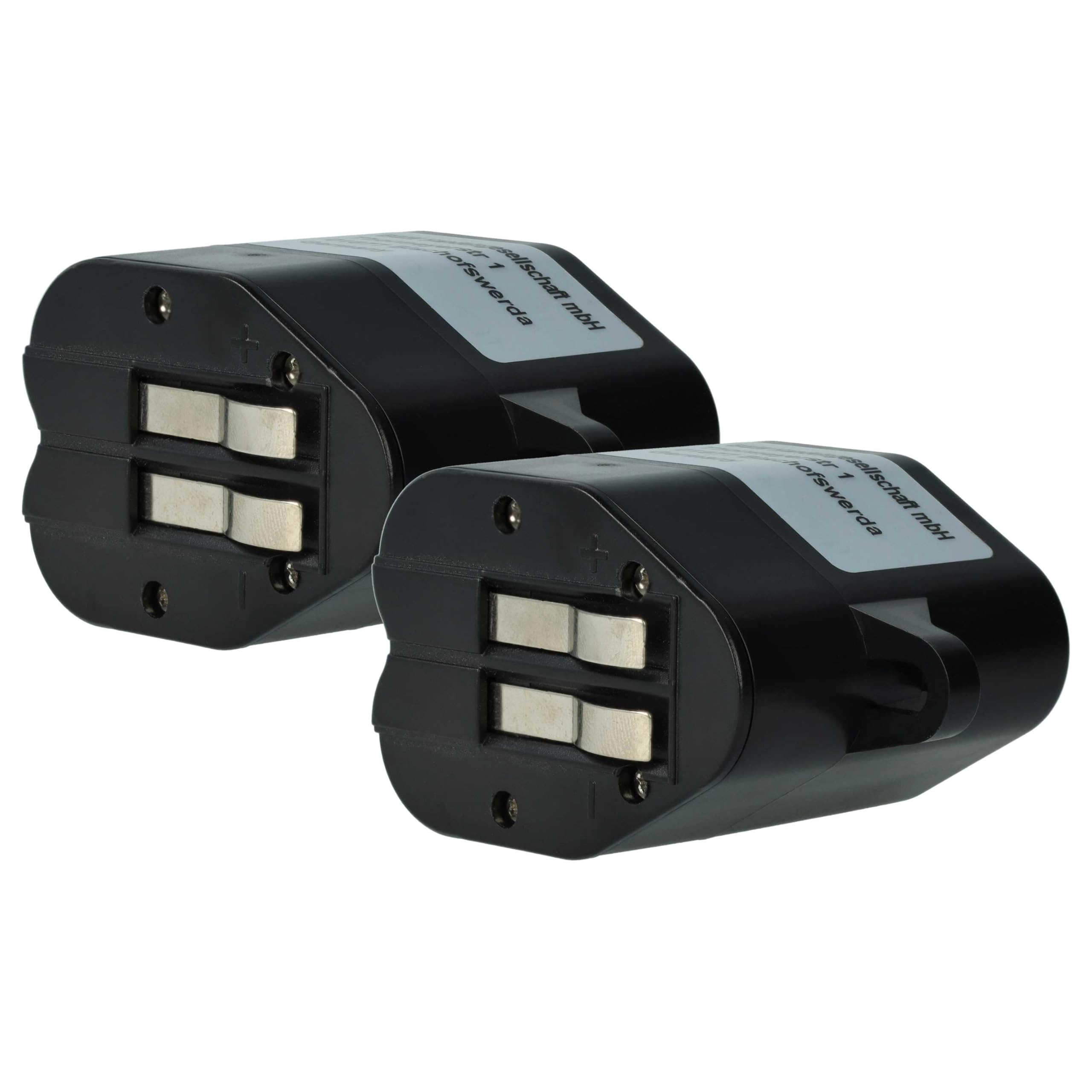 vhbw 2x batteria compatibile con Kärcher Robocleaner RC3000, RC 4.000, RC4000 home cleaner (3000mAh, 6V, NiMH)