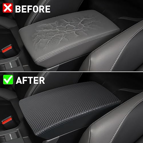 Miniatura 5 de MOCHENT Funda para reposabrazos de consola central para Subaru Crosstrek Impreza 2024, accesorios de cuero, funda protectora de asiento de consola