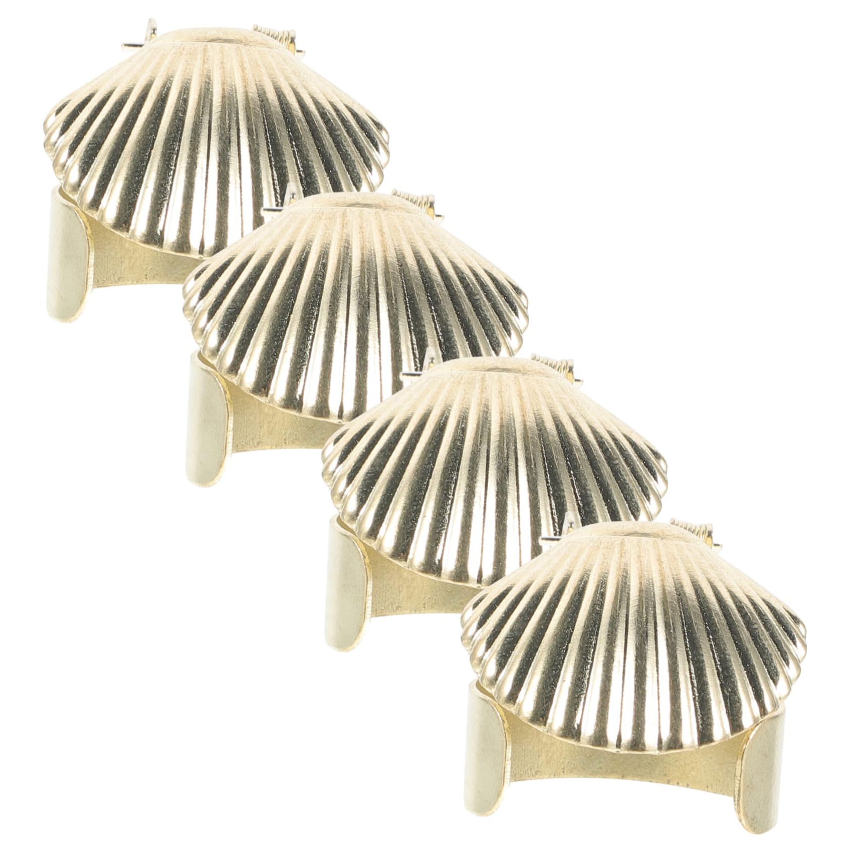 FUNOMOCYA Candle Accessories 4pcs Metal Automatic Candle Extinguishers Snuffer Set Quick Extinguisher