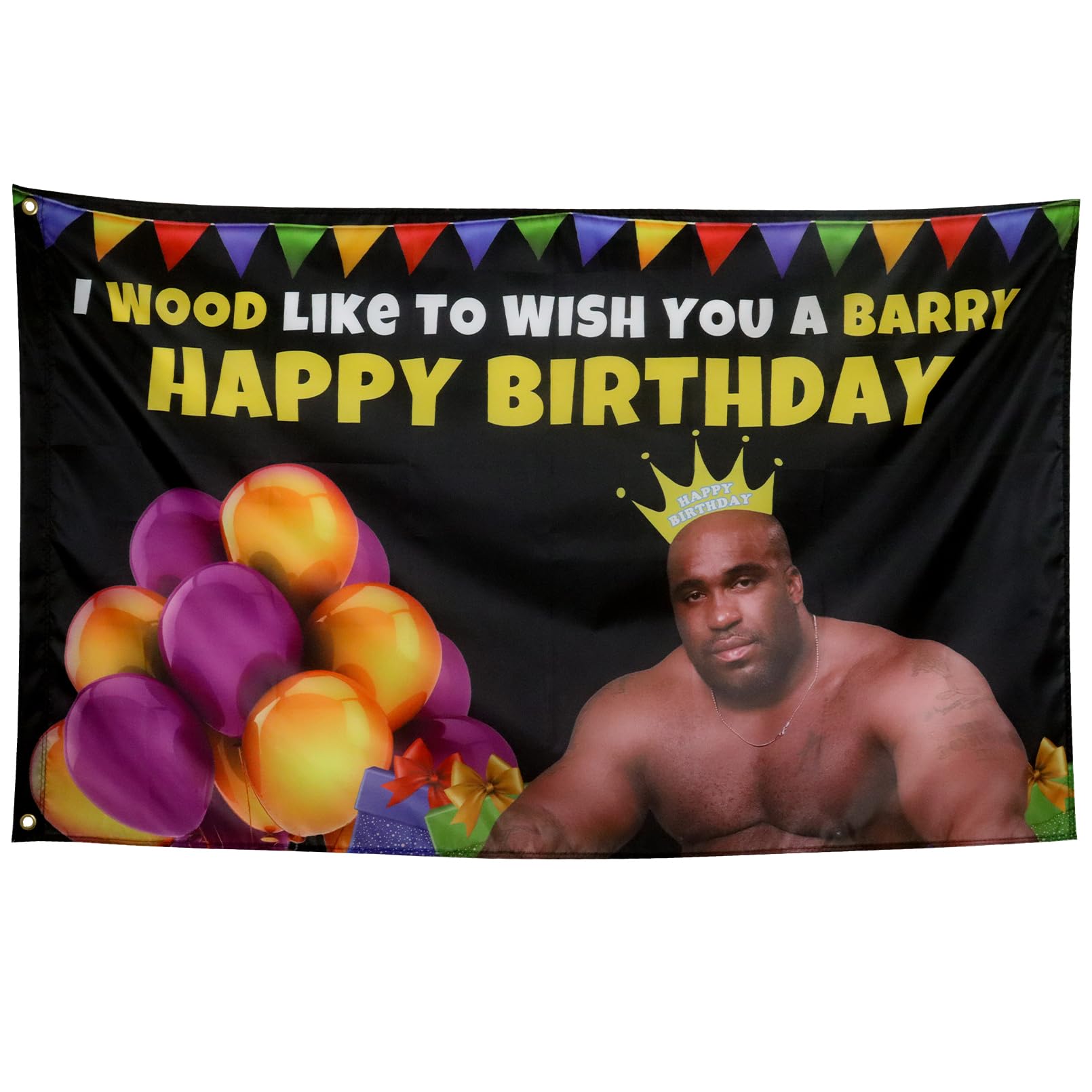 Seekamit Meme-Flagge – 90 X 152 Cm, Schwarz, Aus Polyester, Für Studentenwohnheim, Zimmer-Deko & Als Gag-Geschenk