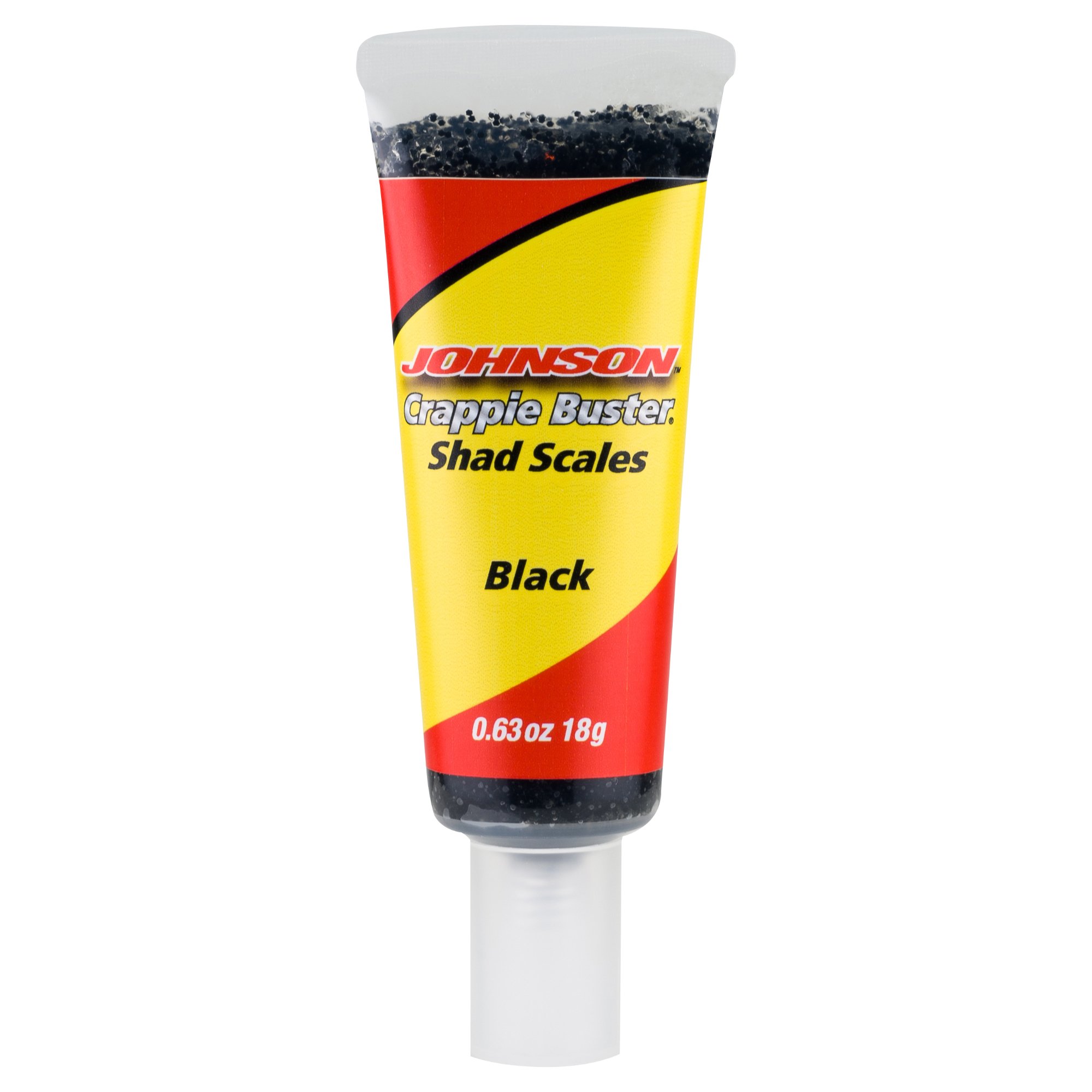 Johnson Crappie Buster Shad Scales Attractants, Black