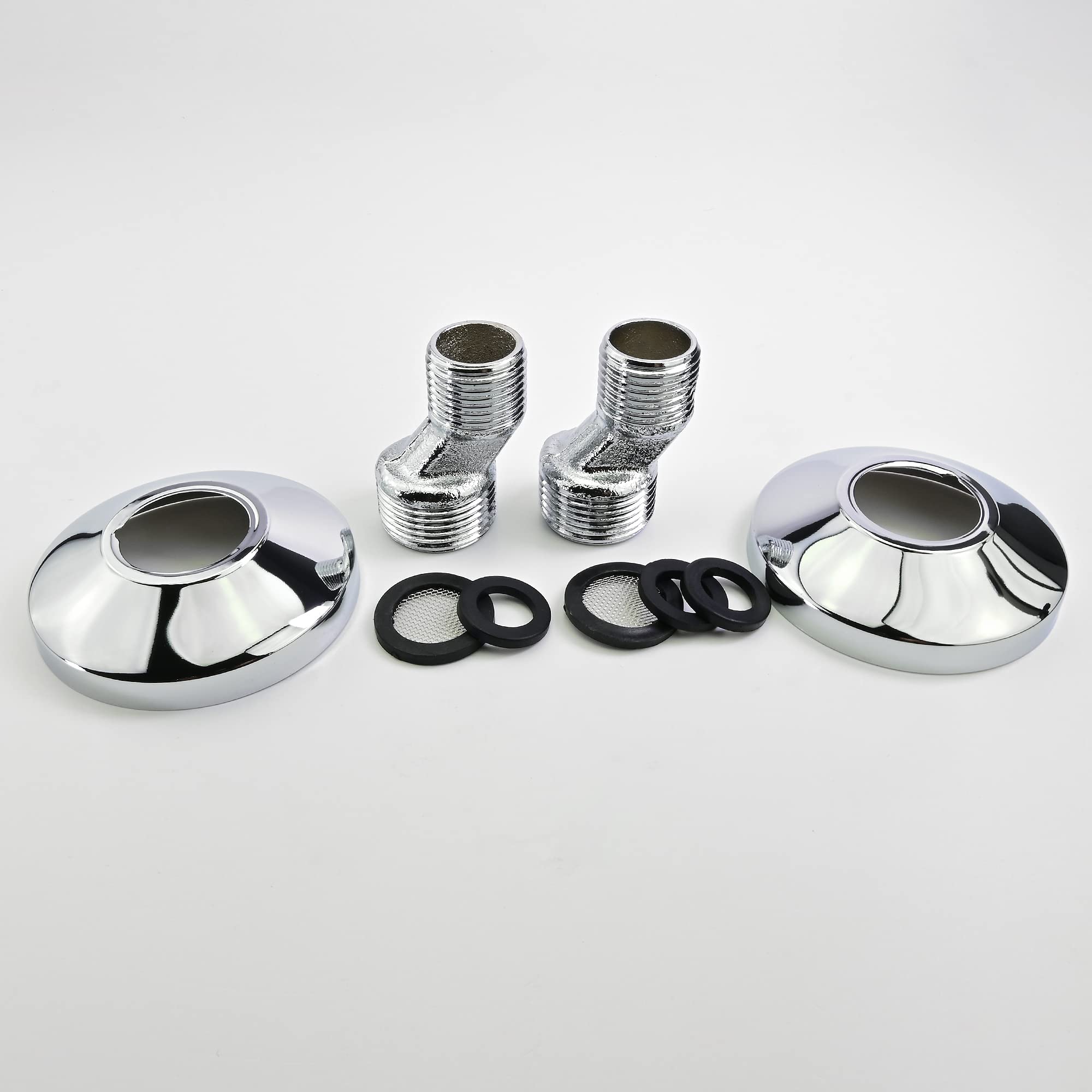 Mprofi MT® Grifo de Cocina de Pared Cromado | Mezclador Monomando para Fregadero y Lavabo | Grifería con Alcachofa Extraíble | Cuerpo de Latón para Sistemas de Agua a Presión