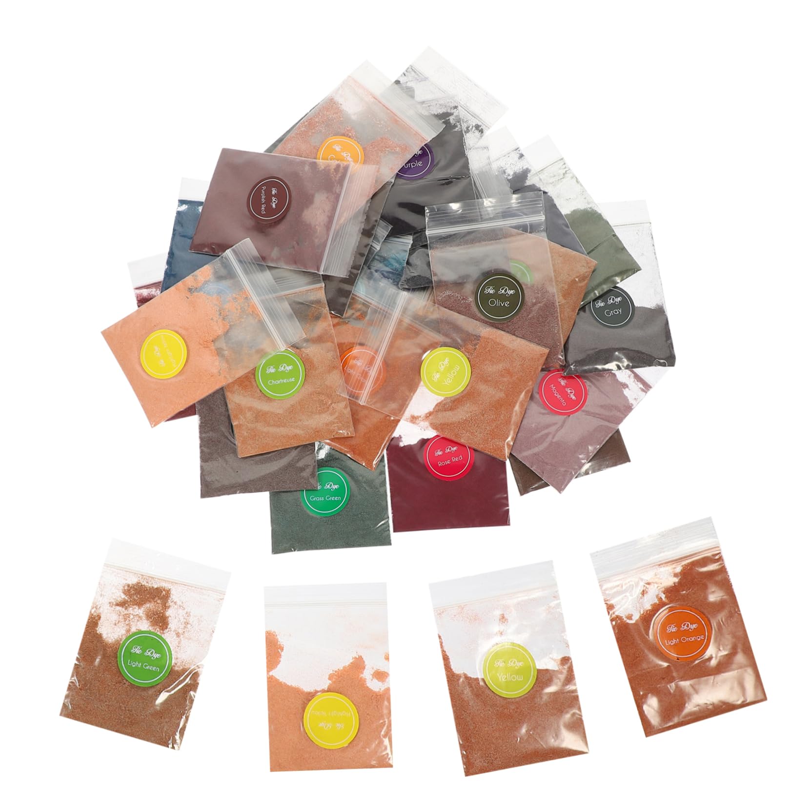 SEWACC 32bolsas Para Tie Dye Set De Colorantes Para Ropa Adultos De Teñido y Manualidades Por Bolsa