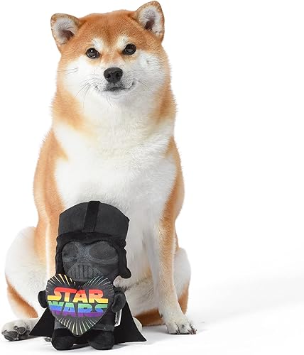 Miniatura 4 de STAR WARS Pride Darth Vader Burst Heart Squeaker - Juguete para mascotas de 9 pulgadas Darth Vader Love Rainbow Squeaky Pet Toy Dog Toys  Regalos de