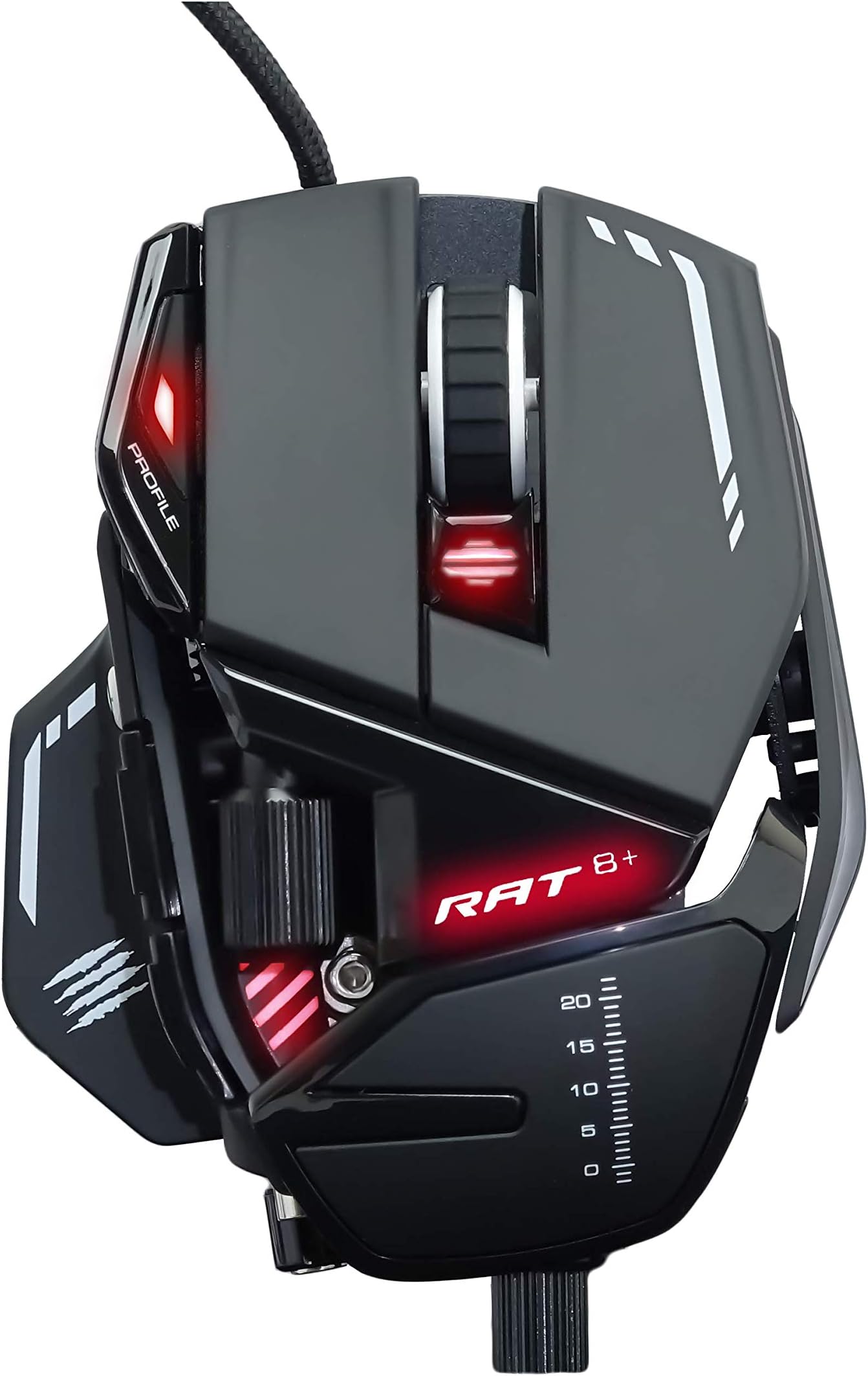 R.A.T. 8+ Gaming Mouse (USB/Black/16000dpi/11 Buttons) - MR05DCINBL000-0