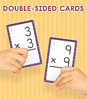 Vista 6 de Carson Dellosa - Tarjetas flash de división, fracciones y multiplicación, 3 juegos de tarjetas didácticas, juegos de matemáticas para niños de 8 a