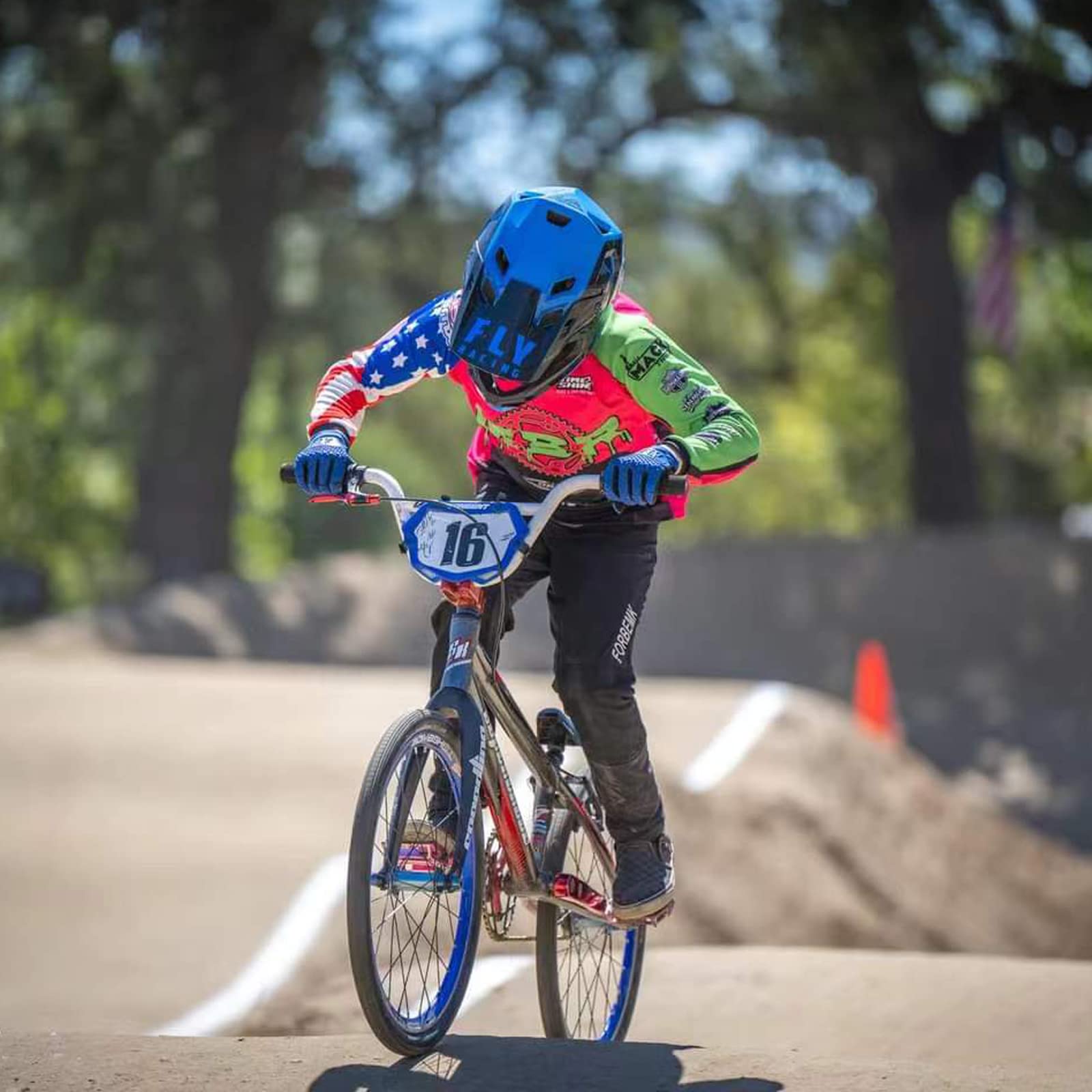 FORBEMK Pantalones de ciclismo unisex para niños, largos, ligeros, transpirables, resistentes al agua, para correr, bicicleta de montaña, al aire libre, para niños