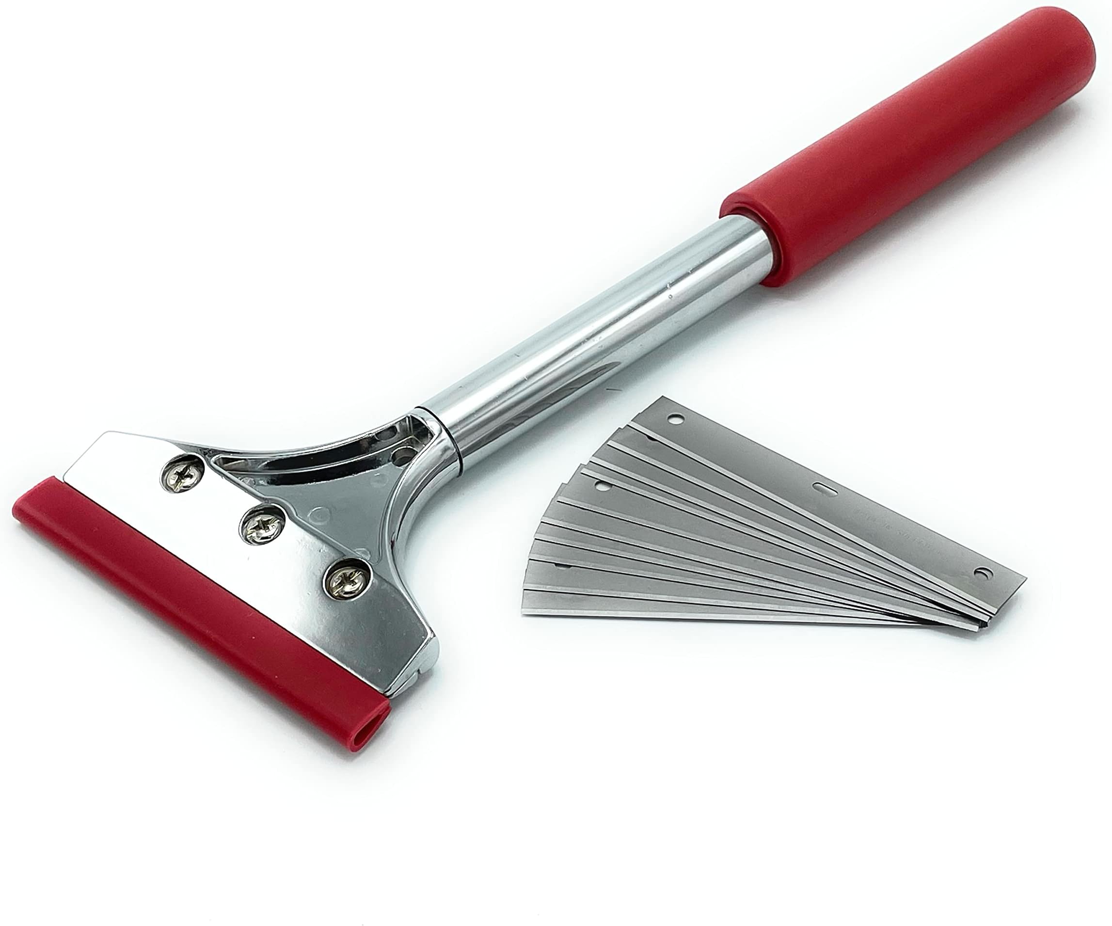 Deluxe flooring scraper 12 inch long with 10x4 inch blade