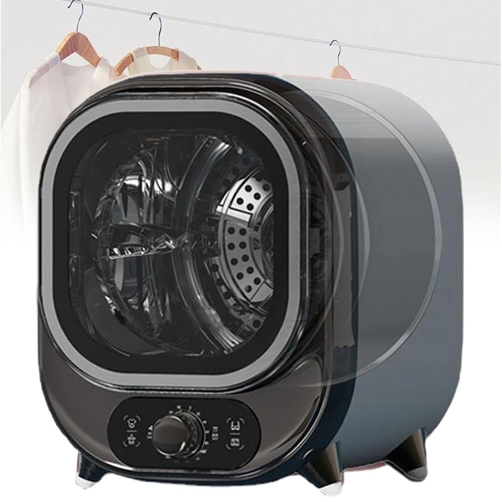 MałA Wentylowana Suszarka Kondensacyjna 5 Kg, Mini Suszarka Wirowa, łAdowność 0,8 Kg MałA Suszarka BęBnowa, PrzenośNa Suszarka Kondensacyjna Electroplatedbrown