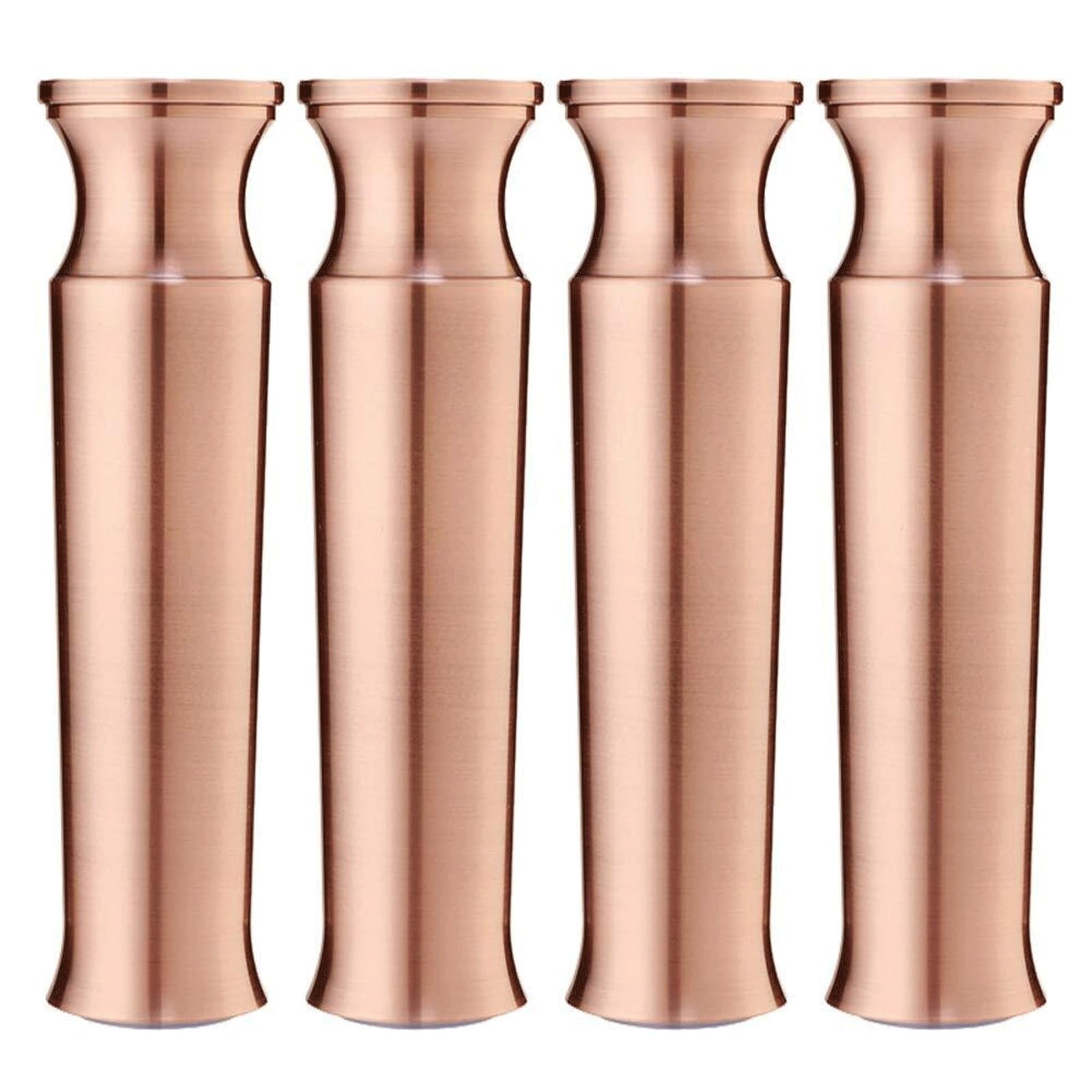 UYHBCNQD Adjustable Furniture Legs 4Pcs Replacement Legs Set Aluminum Table Feet Furniture Foot Rubber Support Legs Cabinet Leg Extenders(Red Bronze,8cm/3in)