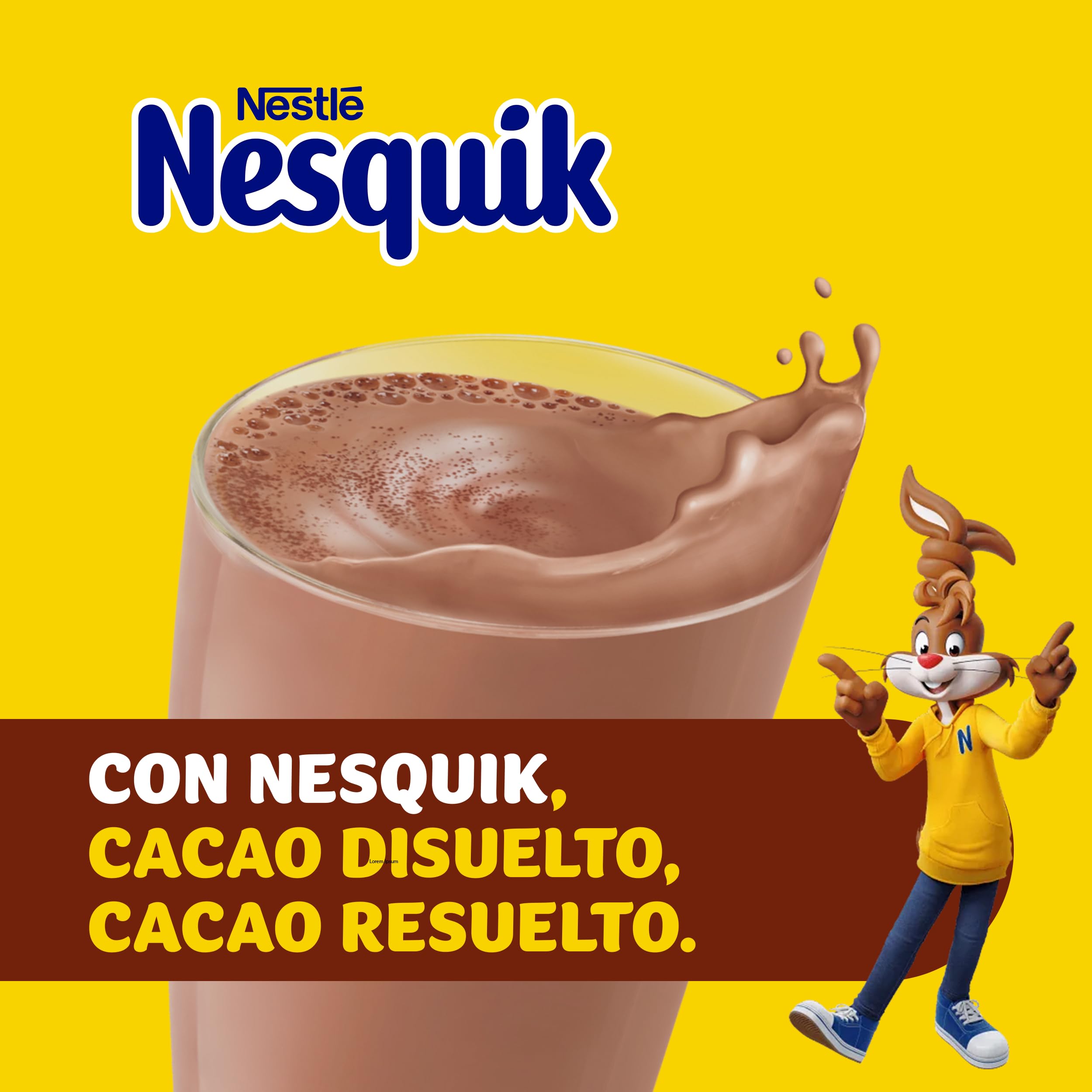 NESQUIK Nestlé Fresa, 14 bolsas de 350 g