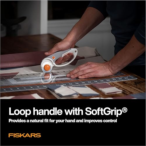 Vista 16 de Fiskars Cortador giratorio DuoLoop Easy Change (1.772 in/2.362 in)