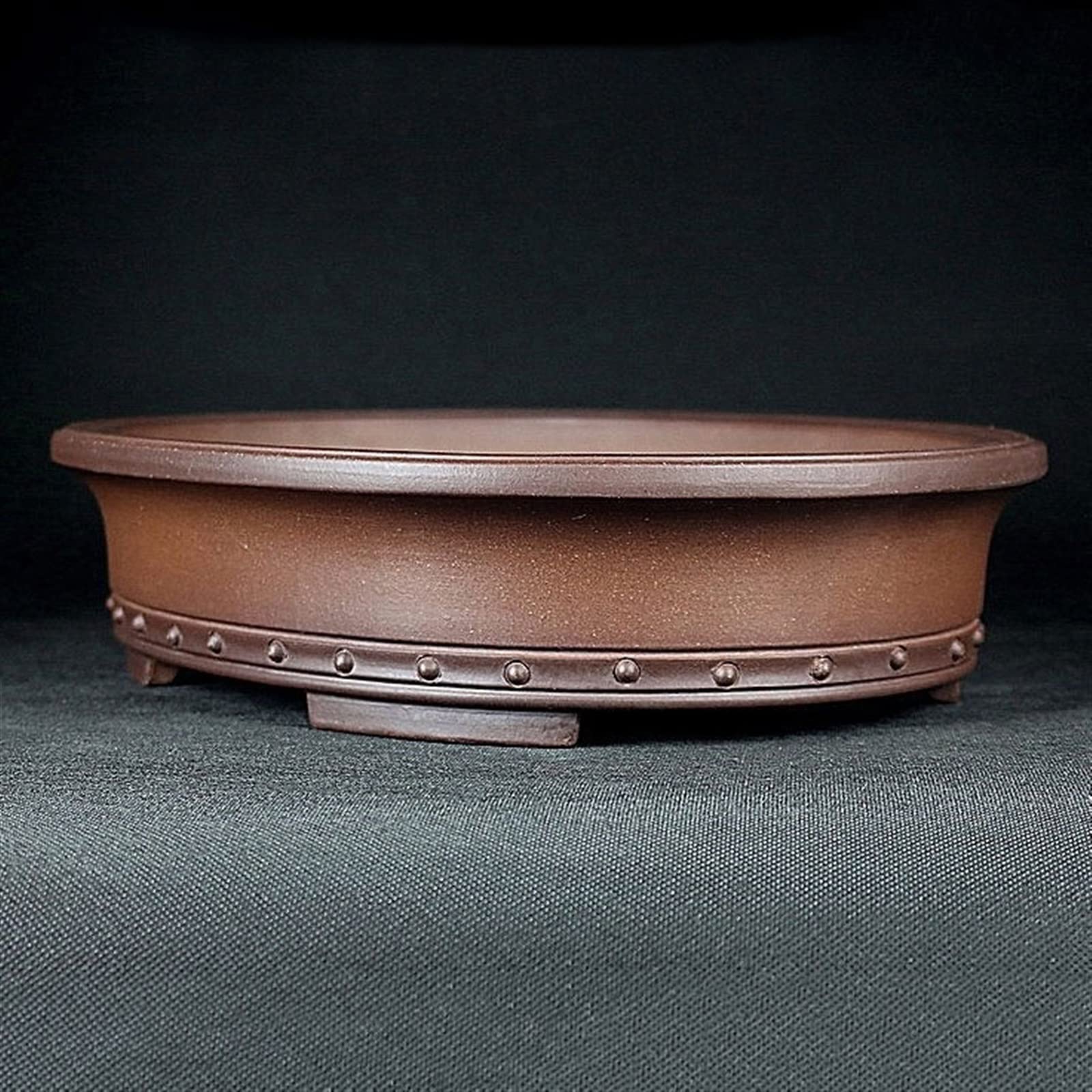 Doniczki ceramiczne Duży pojemnik na rośliny owalny alabastrowy doniczka na kwiaty dekoracja krajobrazu bonsai doniczka na kwiaty śliwka sosna cyprys storczyki specj