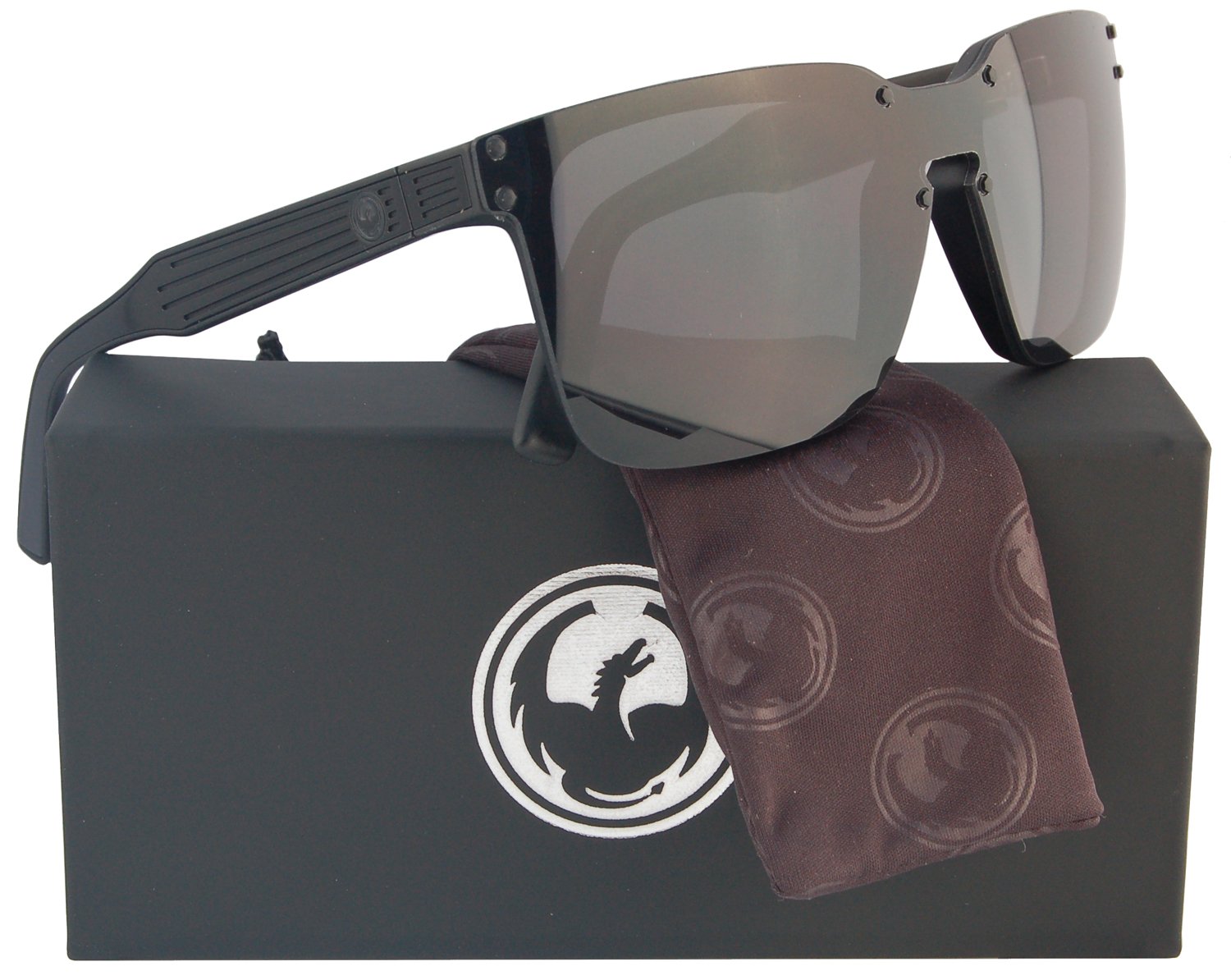 Dragon Alliance Mansfield Sunglasses Matte Black w/ Grey Lens (720-2170) Authentic
