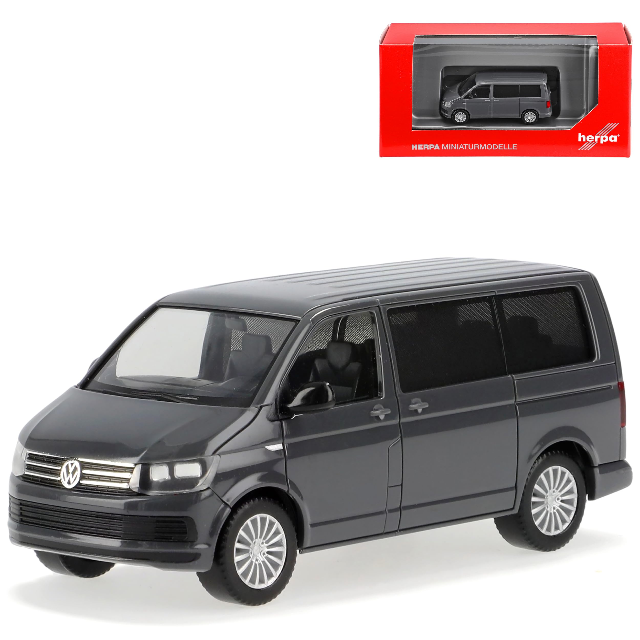 Modèle Réduit T7 2025 Herpa VW T7 Multivan 1:87 H0 – Choix De Couleur (Gris/Orange) – Modèle 2025 Sous Blister