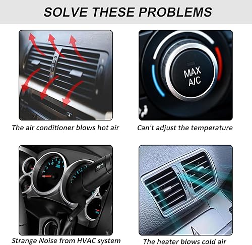 Miniatura 7 de Actuador de puerta de mezcla de calefacción, control de temperatura climática de recirculación de aire, compatible con Dodge Durango 2011 2012 2013