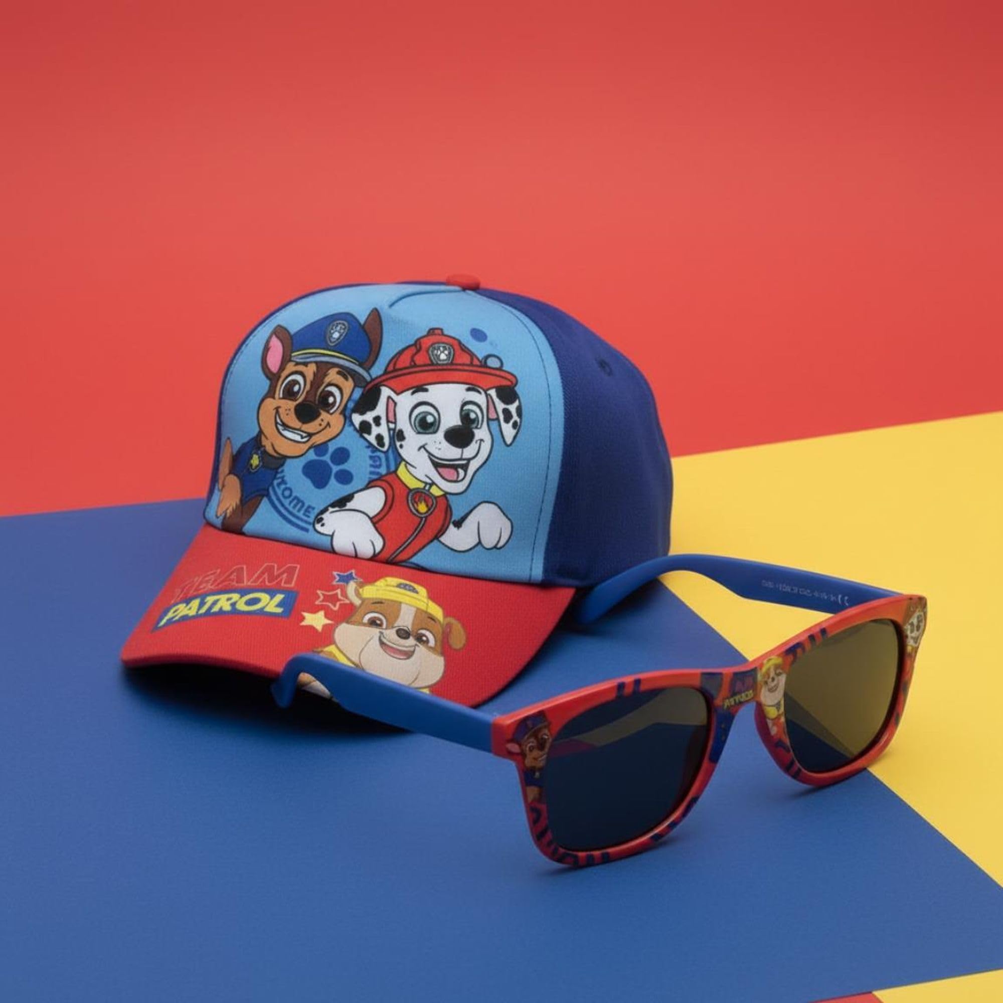 Gorra y Gafas de Sol Paw Patrol Set Niños Original - Gorra Infantil Ajustable y Gafas de Sol UV400 Protección Solar Diseño Paw Patrol, Complementos Verano Niño y Niña para Playa y Piscina — view 6