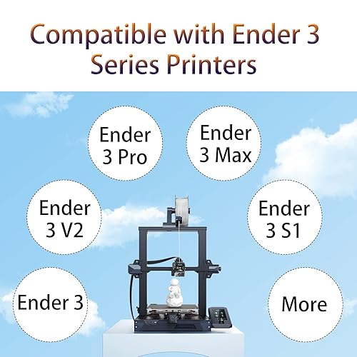 Miniatura 6 de Creality - Kit de bloque de calentador oficial Sprite Extrusora de alta temperatura, boquilla de cobre chapado en titanio de 572.0 F compatible con