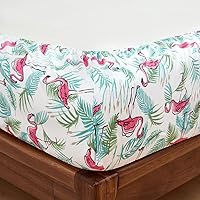 Vista 202 de HENGWEITEXT 18 Inch Cal King Sheets Deep Pocket,4 Piece Sheet Set Breathable and Cooling,Microfiber Sheet Set Deep Pocket,Wrinkle Free Shrinkage &