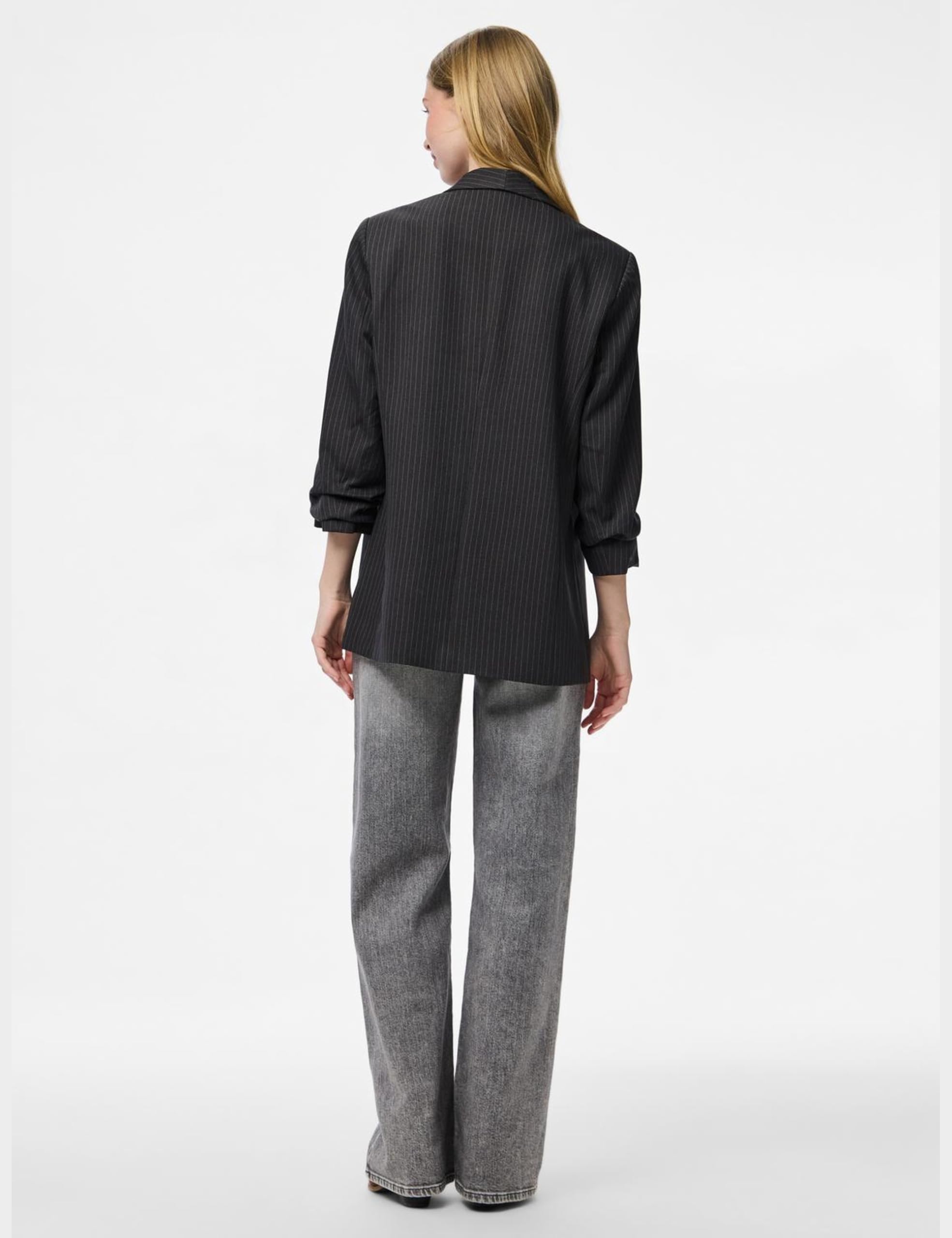 PIECES Female Blazer PCBOSELLA 3/4-ARM NADELSTREIFEN