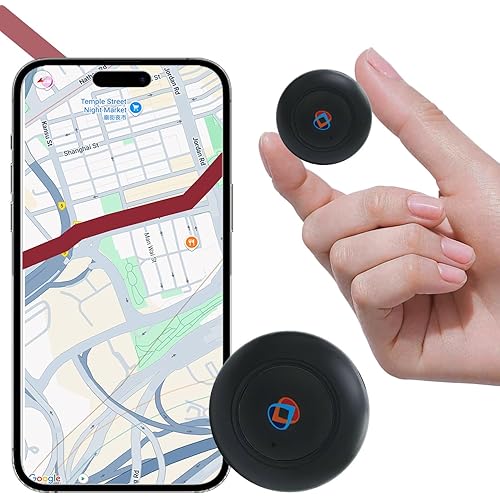 GPS Tracker for Vehicles,Cars,Kids,Pets,and Motorcycles | Real-Time Location Tracking | No Monthly Fee No Subscription | Mini Hidden GPS Tracker Device for Car,Dog,Elderly,and Personal Use
