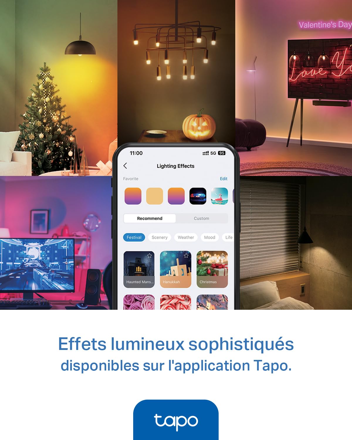 Tapo L430P Smart P45 żarówka Wi-Fi, gniazdo E14, 470 lumenów, 16 mln kolorów, możliwość ściemniania, harmonogram i timer, monitorowanie energii, kompatybilna z Alexa, Google Assistant i Samsung