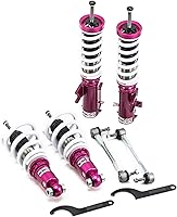 Vista 1 de Godspeed MSS0128 MonoSS Kit de bajada de coilover totalmente ajustable, altura de paseo, tensión de resorte y amortiguación de 16 clics, compatible