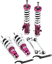 Godspeed MSS0128 MonoSS Coilover Lowering Kit, Fully Adjustable, Ride Height, Spring Tension And 16 Click Damping, for Chevrolet Camaro 2010-15 - coolthings.us