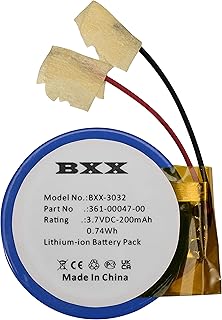 BXX Replacement Battery for Garmin 361-00047-00, 361-00064-00, Approach S1, Approach S3, Approach S4, Forerunner 110, Forerunner 210, Forerunner 210W, Forerunner S1, Forerunner S1W (200mAh/3.7V)