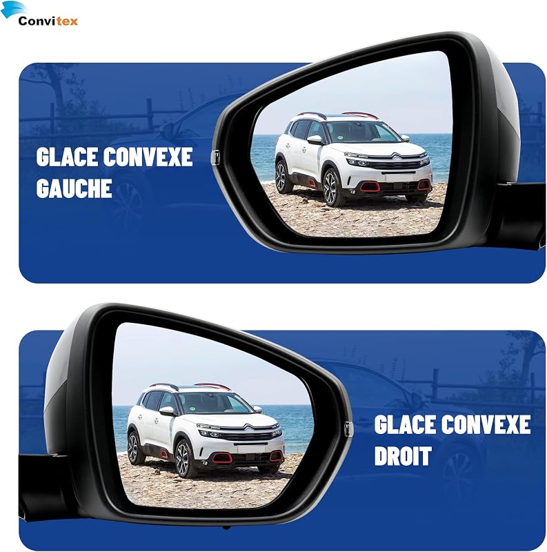 Oglindă exterioară electrică stânga Convitex Bal pentru Peugeot 3008 2016-2025, 5008 2016-2025, C5 Aircross 2018-2025