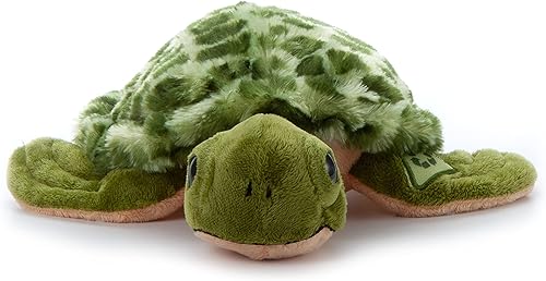 Miniatura 2 de The Petting Zoo Peluche de tortuga marina, regalos para niños, animales salvajes del océano Onez, juguete de peluche de tortuga marina de 14 pulgadas