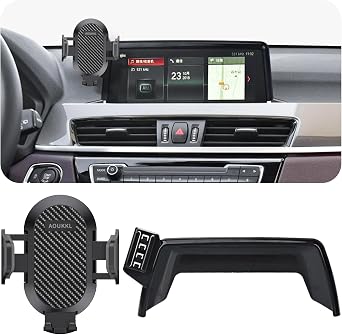 Car Phone Holder Fits for BMW X1 2016-2022/X2 2018-2023 AccessoriesOnly fit for 8.8-Inch Screen,Thick Cases Friendly,Cell Phone Mount for 4.7-7 in Phones