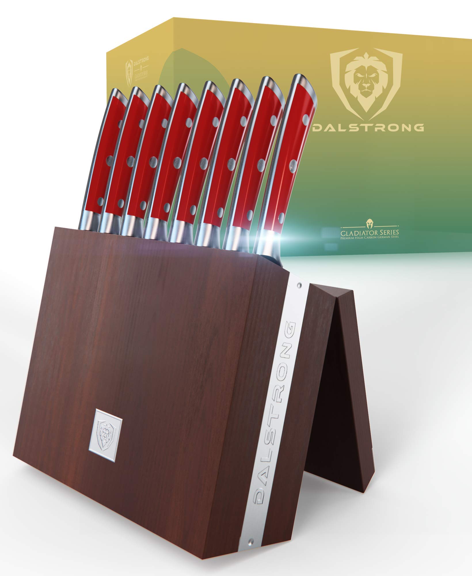 Buy DALSTRONG Steak Knife Set with Folding Block Gladiator Series