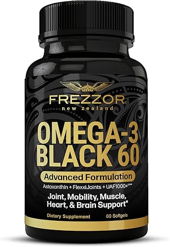 Frezzor | Omega-3 natural | Aceite de mejillón de labios verdes | 60 cápsulas blandas