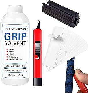 Kit de repreensão de golfe,Kit de aderência de golfe para tacos de golfe de nova aderência | para tacos de golfe, incluindo lâmina de gancho, 15 tiras de fita adesiva, braçadeira de torno de Fovolat
