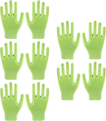 Alvivi Glow in the Dark Party Gloves Set Fluorescent Dance Gloves for Concerts Festivals and Nightclub Events
