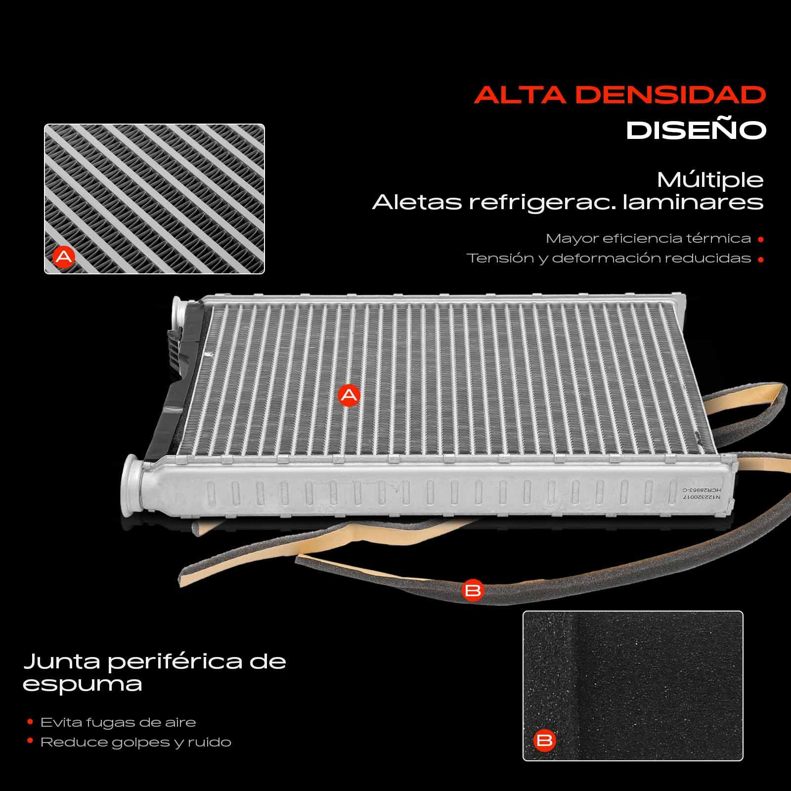 Frankberg Intercambiador de calor para calefacción interior volante a la | Compatible con: Serie 1 Convertible E88, Serie 1 E81, X4 F26, Serie 3 Coupé E92, Serie 3 Touring E91, X1 E84