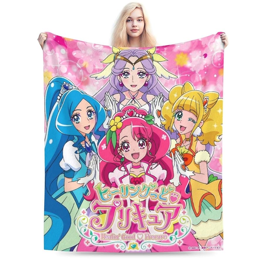 Amazon｜ブランケット プリキュア (12) 毛布 大判 ひざ掛け 多