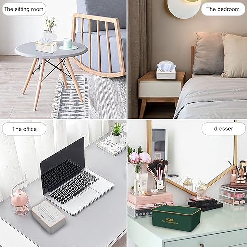 Miniatura 7 de Tinkei Dispensador de toallitas húmedas, caja de almacenamiento de servilletas para bebé, contenedor a prueba de polvo, caja de pañuelos húmedos