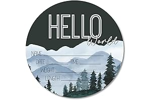 Birth Stat Acrylic Sign for Newborn Announcement