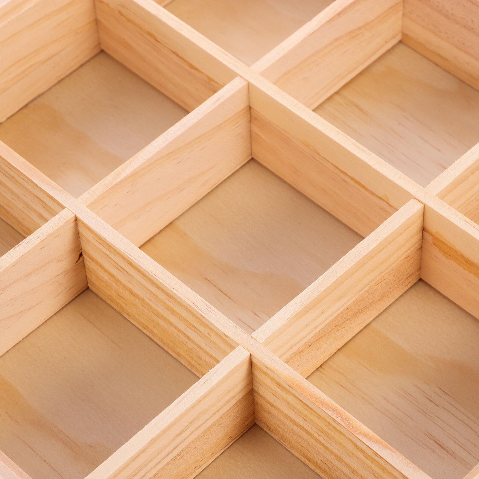 9griglie Stoccaggio Multifunzionale Per Tè e Snack Organizer Scomparti Ristoranti