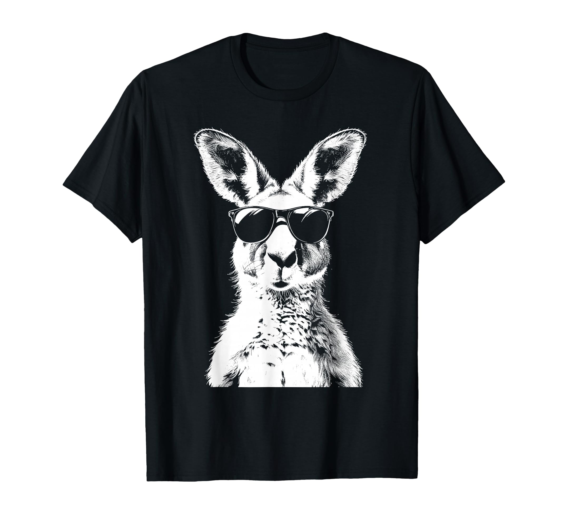 Kangaroo Wearing Sunglasses Funny Animal Australia T-Shirt