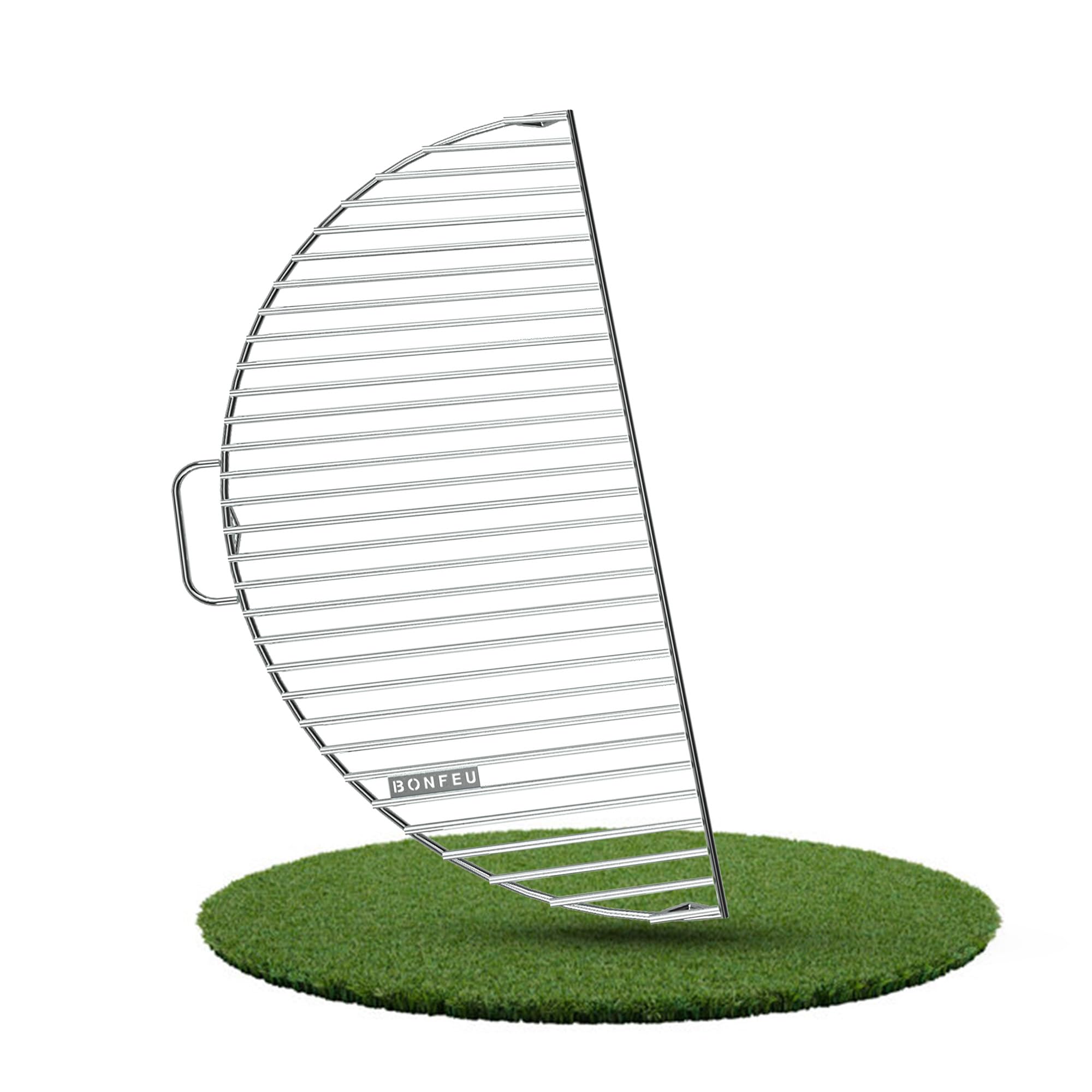 BonFeu ½ BonGrill Plaque de Grill Ø80cm - Plaque de Grill Gaz & Bois - Plancha Grill - Plaque de Cuisson - Plancha pour Cheminée de Jardin, Poêle de Terrasse et Foyer - Acier de Haute Qualité
