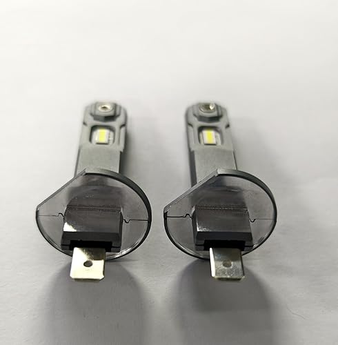 Miniatura 4 de SEALIGHT Bombillas antiniebla H1, 50,000 lúmenes, súper brillo 1:1, tamaño mini, luces antiniebla blancas frías de 6500 K con ventilador