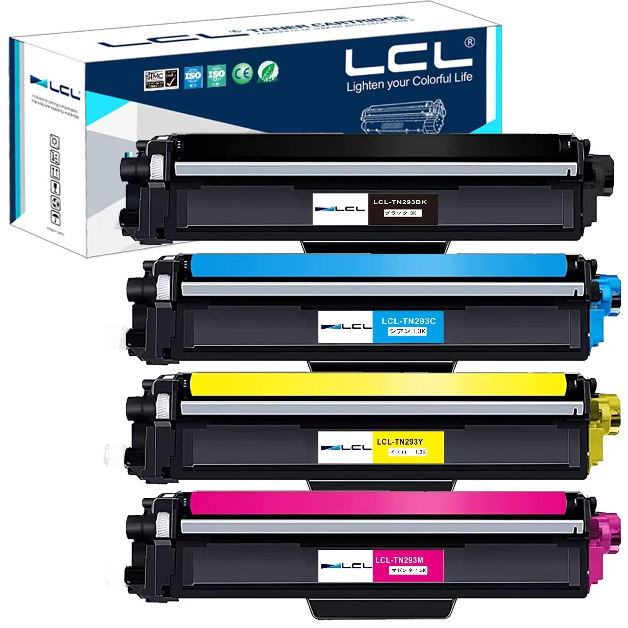 LCL-TN293 4色セット ブラザー レーザープリンター トナー BROTHER TN-293/TN293 トナーカートリッジ 純正品
