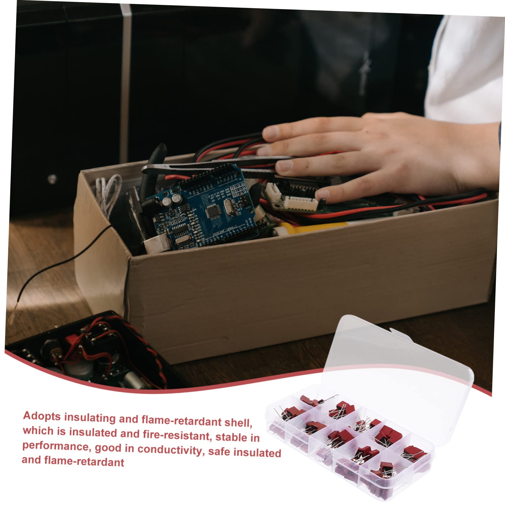 SHINEOFI 3 Set Fusibili Lenti Fusibili Ampere Variabili Confezione da Resistente per Elettrici e Automotive