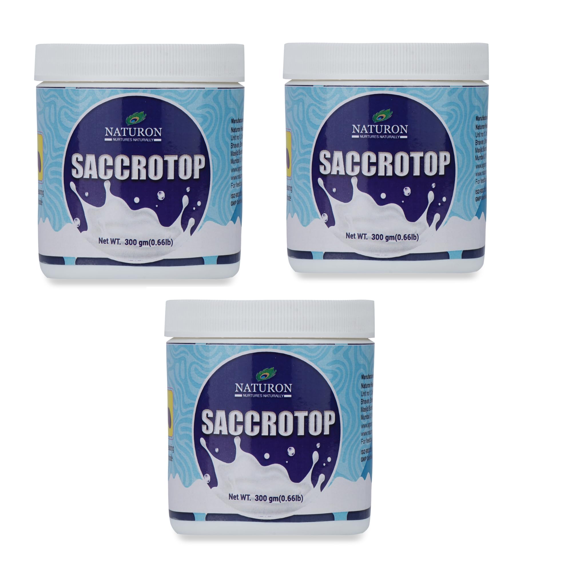 Naturon Saccrotop Multivitamin and Calcium Supplement for Cows, Milk Booster with Free Measuring Spoon Inside (300 gm) (Pack of 3)-picture-34