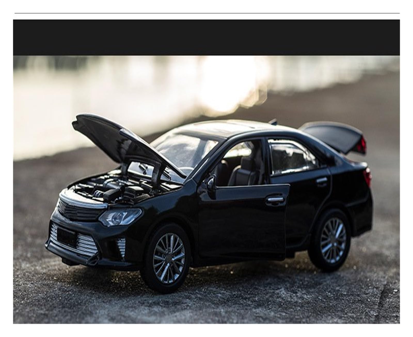 ONAIC Diecast Modello 1:32 Per Toyota Per Camry Modellino Auto In Lega Di Metallo Pressofuso Modellino Auto Da Collezione(Blu)