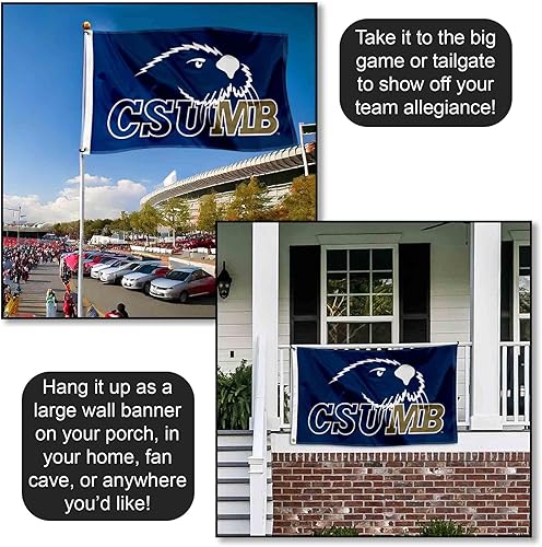 Miniatura 4 de CSUMB Otters - Bandera universitaria