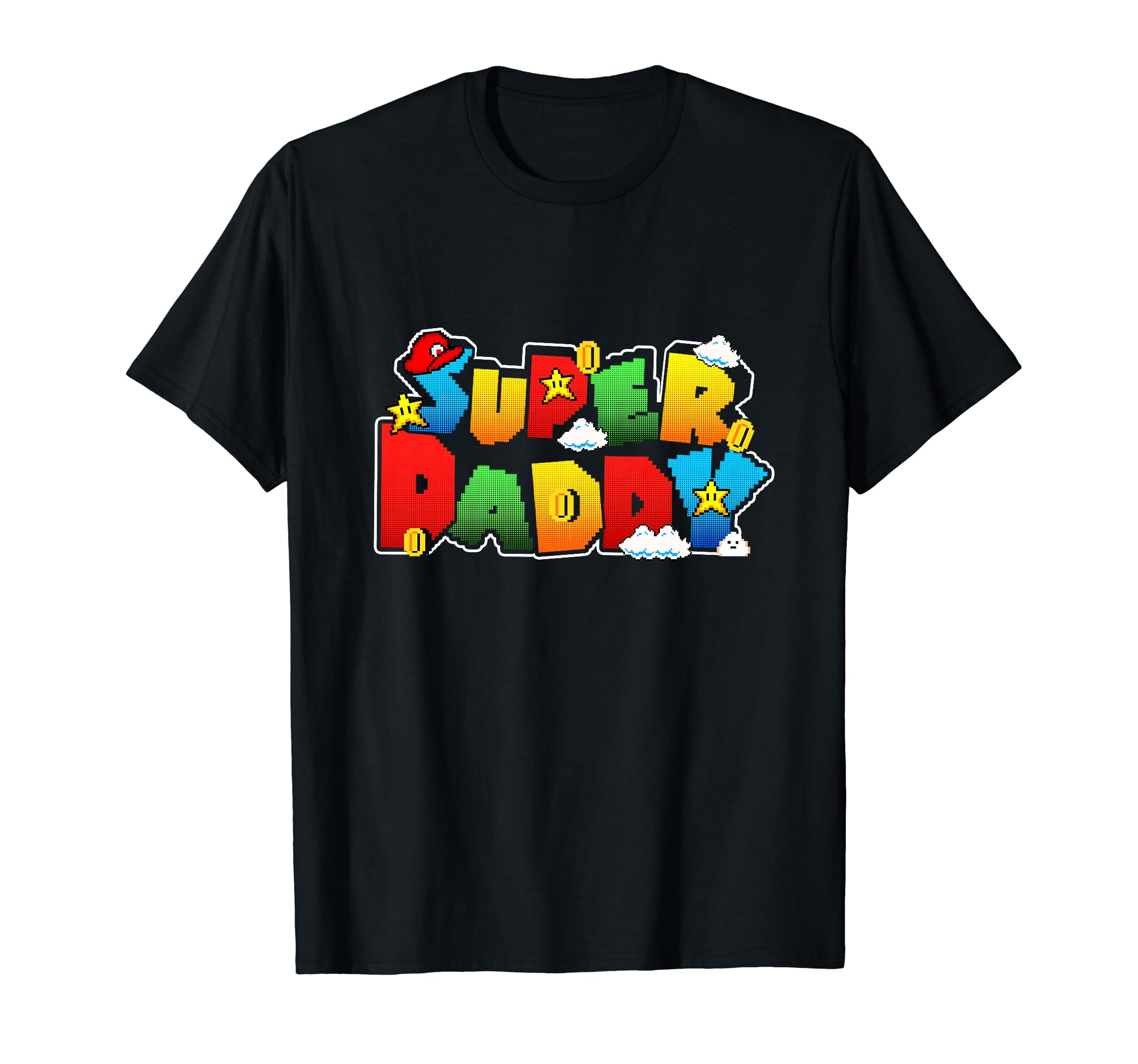 Gamer Super Daddy Family Matching Game Super DaddySuperhero T-Shirt